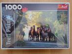 legpuzzel paarden 1000 stukjes Trefl (verpakking), Ophalen of Verzenden, 500 t/m 1500 stukjes, Nieuw, Legpuzzel