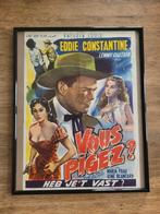 Ancienne affiche de cinéma encadrée, Collections, Enlèvement ou Envoi, Utilisé