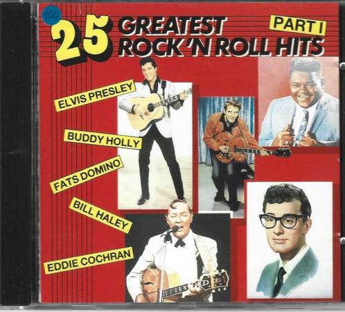 CD Various – 25 Greatest Rock 'N Roll Hits Part 1, Cd's en Dvd's, Cd's | Rock, Zo goed als nieuw, Rock-'n-Roll, Ophalen of Verzenden