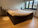 Boxsping 180x220 incl topper, Ophalen, Gebruikt