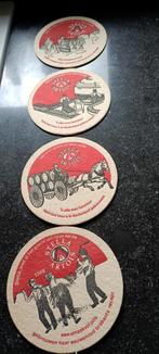 4 oude bierviltjes Stella artois, Verzamelen, Ophalen of Verzenden, Zo goed als nieuw, Stella Artois