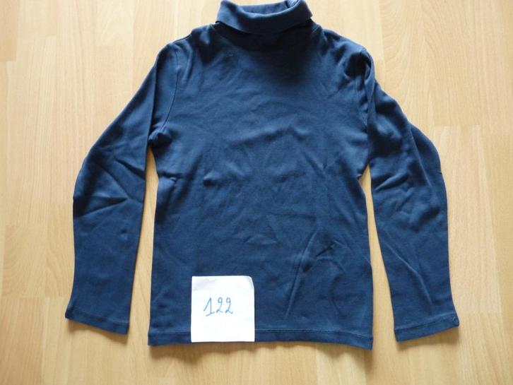 Souspull H&M donkerblauw - Maat 122/128, Sport en Fitness, Skiën en Langlaufen, Gebruikt, Kleding, Ophalen of Verzenden