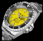 Ublast - Ocean Deep 200 ATM - UBOD45SYE - Heren - Nieuw, Handtassen en Accessoires, Horloges | Heren, Overige merken, Staal, Staal