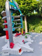 Hot Wheels garage met twee liften, Ophalen, Onderdelen, Zelf te bouwen, Zo goed als nieuw