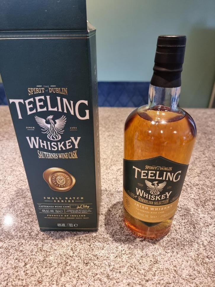 Whisky Teeling Sauternes wijnvat, Verzamelen, Wijnen, Nieuw, Overige typen, Overige gebieden, Vol, Ophalen of Verzenden