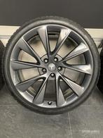 21” originele Tesla Model S Twin Turbine velgen + nwe banden, Banden en Velgen, Personenwagen, Zomerbanden, Gebruikt