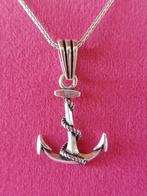 Halsketting in 925 zilver voor heren, Handtassen en Accessoires, Kettingen, Ophalen of Verzenden, Nieuw, Zilver, Zilver