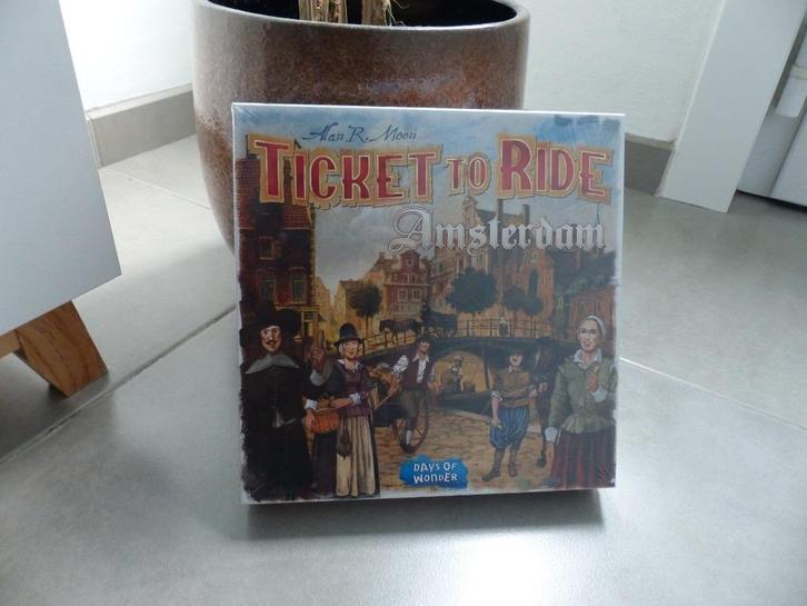 Bordspel Ticket To Ride Amsterdam - nieuw, Hobby en Vrije tijd, Gezelschapsspellen | Bordspellen, Nieuw, Ophalen of Verzenden