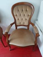 Antieke fauteuil / stoel goede staat, Huis en Inrichting, Fauteuils, Ophalen, Hout, Gebruikt, Minder dan 75 cm