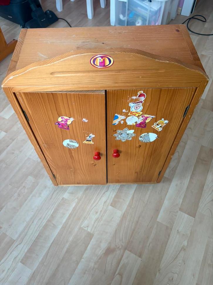 Smalle houten kast – ideaal voor kinderkamer, Enfants & Bébés, Chambre d'enfant | Commodes & Armoires, Utilisé, Armoire, Moins de 90 cm