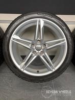 18” originele Audi A5 / S5 velgen + winterbanden 5x112  8W0, Auto-onderdelen, 18 inch, Banden en Velgen, Personenwagen, Gebruikt