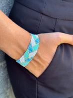 Armband Miyuki blauw, wit en groen, Sarahberlemont@outlook.com, Bohêmia, Belgique, Nieuw