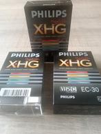 Cassettes vidéo pour caméscopes PHILIPS VHS-C EC-30 X-HG, TV, Hi-fi & Vidéo, VHS-C ou SVHS-C, Enlèvement ou Envoi, Caméra