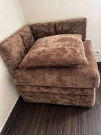 Bonjour, je vends mon ensemble de lit avec son canapé, Enlèvement ou Envoi, Comme neuf, Brun, 180 cm