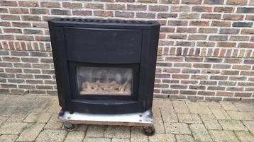 Gaskachel, Huis en Inrichting, Ophalen, Gebruikt, Gas, Vrijstaand
