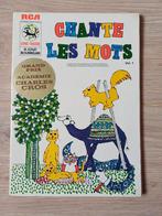 Livre disque Chante les mots, Enlèvement ou Envoi, Utilisé, Musique