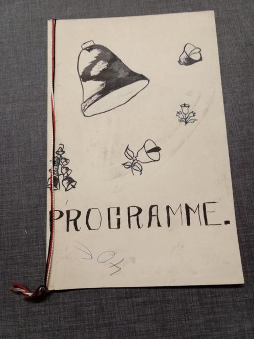 School Programme 1940, Collections, Collections Autre, Utilisé, Enlèvement ou Envoi