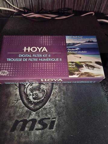 HOYA filterset 3stuks maat 72mm disponible aux enchères