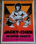 Oude filmposter: Jacky-Chen, De super-karate (1976), Ophalen of Verzenden, Gebruikt, Film, Poster