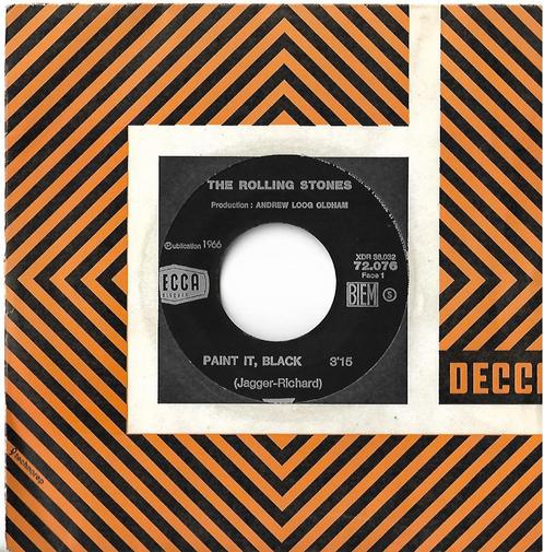 Rolling Stones promo single "Paint it Black" [France], Cd's en Dvd's, Vinyl Singles, Gebruikt, Single, Rock en Metal, 7 inch, Verzenden