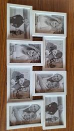 Foto lijst wit 60 x 28 cm voor 8 foto's van 10 x15 cm, Audio, Tv en Foto, Fotografie | Fotolijsten, Ophalen, Zo goed als nieuw
