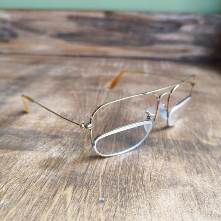 vintage montuur Ray Ban Bausch & Lomb B&L 1/30 10k GO U.S.A, Handtassen en Accessoires, Zonnebrillen en Brillen | Heren, Ray-Ban