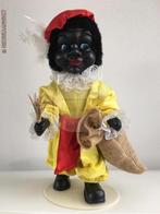 Authentieke vintage etalage zwarte Piet pop - 40cm, geel, Diversen, Verzenden
