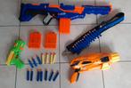 Nerf elite delta trooper geweer + 2 geweren + accessoires, Ophalen of Verzenden, Gebruikt
