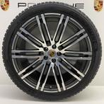 Porsche Macan ORIGINELE 21"Turbo III velgen met banden, Jante(s), Enlèvement, Utilisé, Pneus hiver