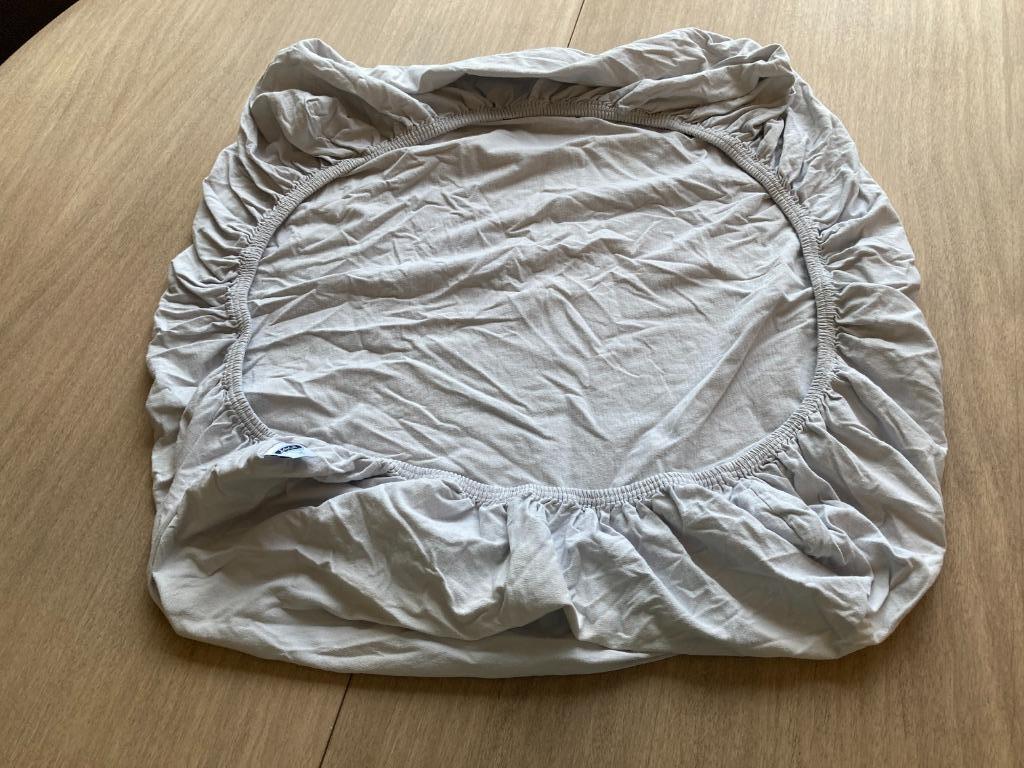 Grijs hoeslaken voor park - He baby, Enlèvement ou Envoi, Utilisé, Carré