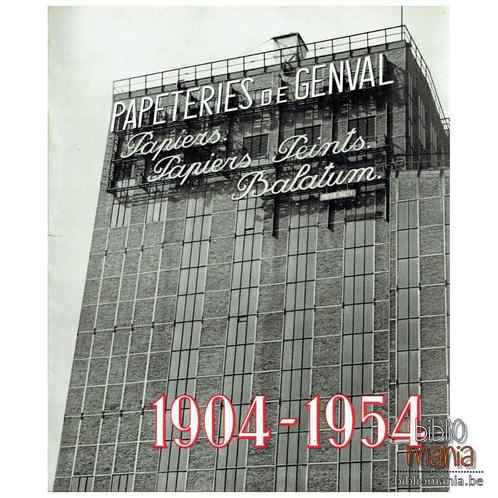 Publicatie van 1954: 'Papeteries de Genval Papiers, Papiers-, Verzamelen, Overige Verzamelen, Gebruikt, Ophalen of Verzenden