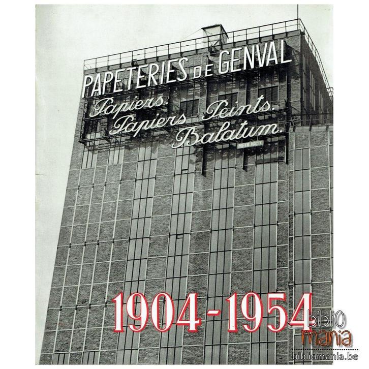 Publicatie van 1954: 'Papeteries de Genval Papiers, Papiers-, Verzamelen, Overige Verzamelen, Gebruikt, Ophalen of Verzenden