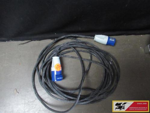 5 mtr. snoer + stekkers nr. 1113, Caravans en Kamperen, Caravanaccessoires, Gebruikt, Ophalen of Verzenden