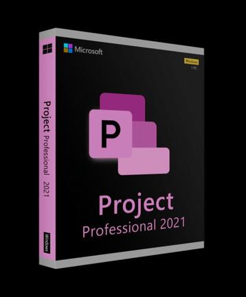 Microsoft Project 2021 Professionnel   1 clé d'activation l, Enlèvement ou Envoi, Neuf, Windows