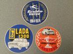 Vintage Stickers Lada Scaldia Volga auto’s, Ophalen of Verzenden, Nieuw