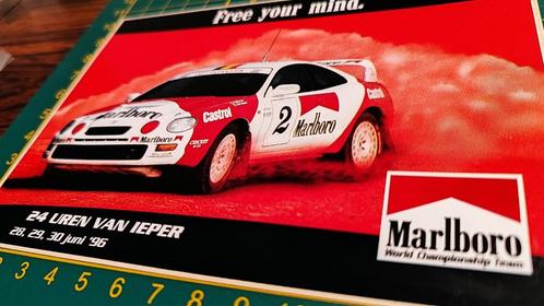 Sticker Rally Ieper Marlboro Toyota Celica Freddy Loix 1996, Verzamelen, Stickers, Zo goed als nieuw, Ophalen of Verzenden