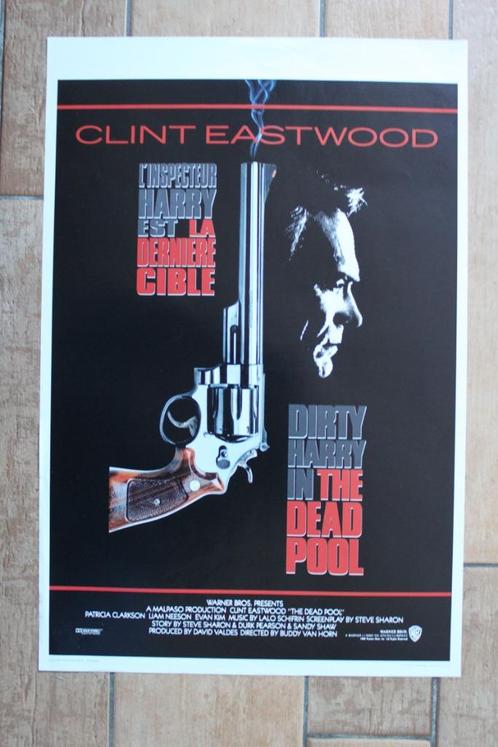 filmaffiche Clint Eastwood The Dead Pool filmposter, Verzamelen, Posters, Zo goed als nieuw, Film en Tv, A1 t/m A3, Rechthoekig Staand