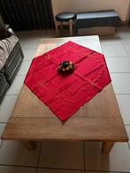 Massief eiken salontafel 1,40 m x 0,80 m, Huis en Inrichting, Ophalen, Zo goed als nieuw