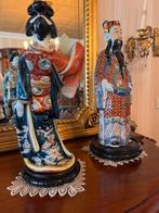 Unieke chineze beelden Geisha en lu xing, Antiek en Kunst, Ophalen