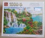 Puzzel forest waterfall 1000 stuks, 500 à 1500 pièces, Puzzle, Enlèvement ou Envoi, Neuf