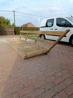 Houten trap met leuning (voorbewerkt), Doe-het-zelf en Bouw, Ladders en Trappen, Ophalen, Gebruikt, Trap