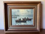 Schilderij "Maritiem Tafereel" - E Myller, Antiek en Kunst, Kunst | Schilderijen | Klassiek, Ophalen