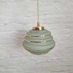 Vintage glazen hanglampen., Ophalen of Verzenden