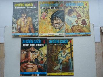 Archie Cash T1, T3, T4, T5 et T6 Tous en EO et TBE 