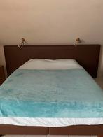 Tête de lit en cuir marron (sans lit) en parfait état, Maison & Meubles, Chambre à coucher | Chambres à coucher complètes, Enlèvement