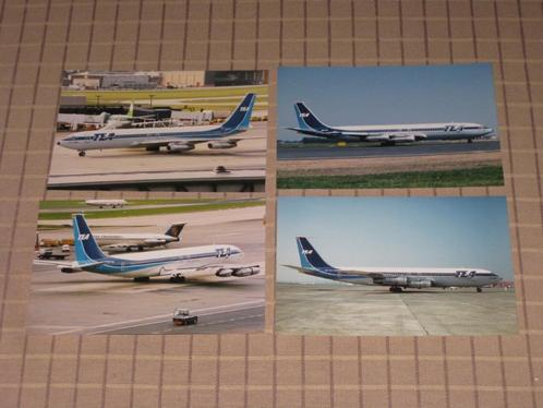 19 TEA Trans European Airways Boeing 707 / 720 Foto's, Verzamelen, Luchtvaart en Vliegtuigspotten, Verzenden