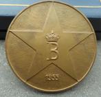CONGO BELGE: 1955 MEDAILLE DE CHEFFERIE - BRONZE, Armée de terre, Envoi, Ruban, Médaille ou Ailes