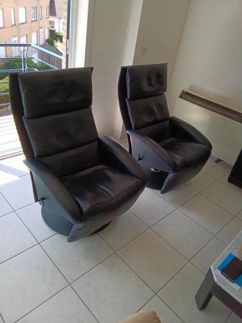 Fauteuil Relax, Huis en Inrichting, Fauteuils, Zo goed als nieuw, Leer, Ophalen of Verzenden