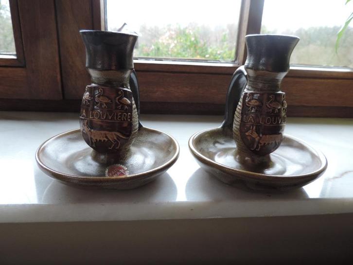 STTULET Kaarsenhouders van keramisch aardewerk, Antiek en Kunst, Antiek | Keramiek en Aardewerk, Ophalen