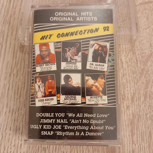 K7 hit connections de 1992, CD & DVD, Cassettes audio, Utilisé, Originale, Enlèvement ou Envoi